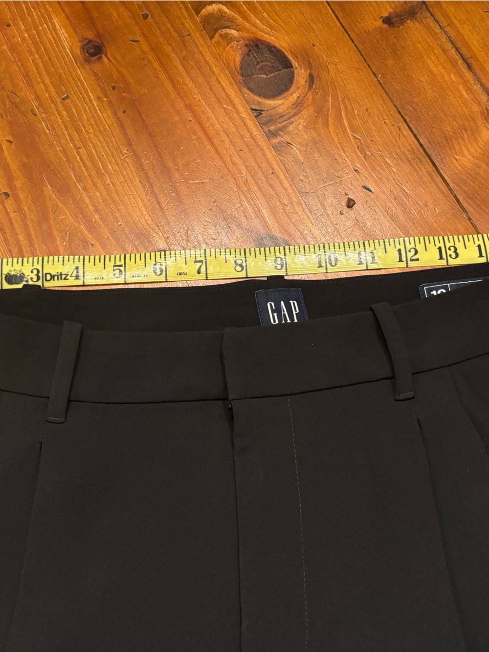 GAP 365 High Waist Black Knit Wide-Leg Pants size 12 - Picture 4 of 7